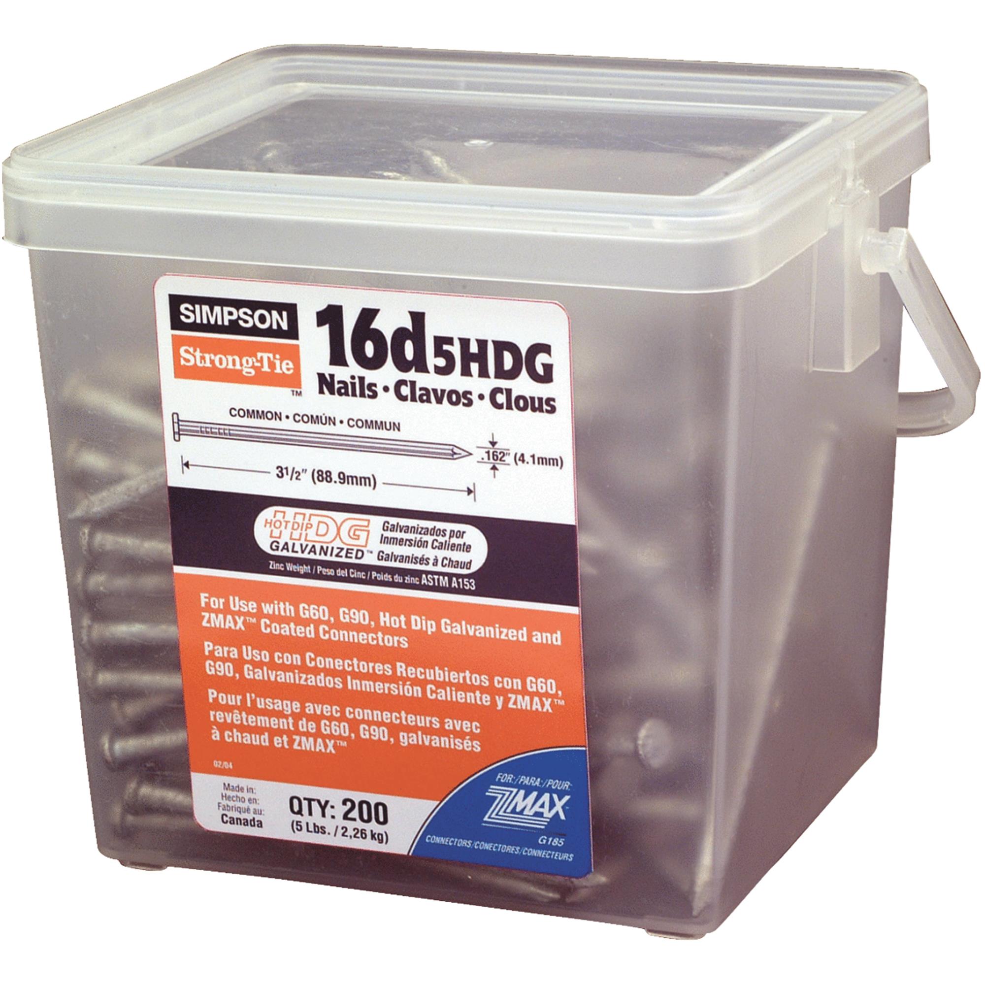 5LB 16D HDG COMMON NAILS