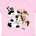 thumbnail image 4 of Inktastic I'm Two-cowgirl riding horse birthday Girls Baby Bodysuit, 4 of 5