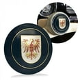 thumbnail image 3 of KaferLab 788529 Brandenburg 3Pcs Kit - Horn Button, Hood Crest, & Ivory 10mm Shift Knob T1 T2, 3 of 5