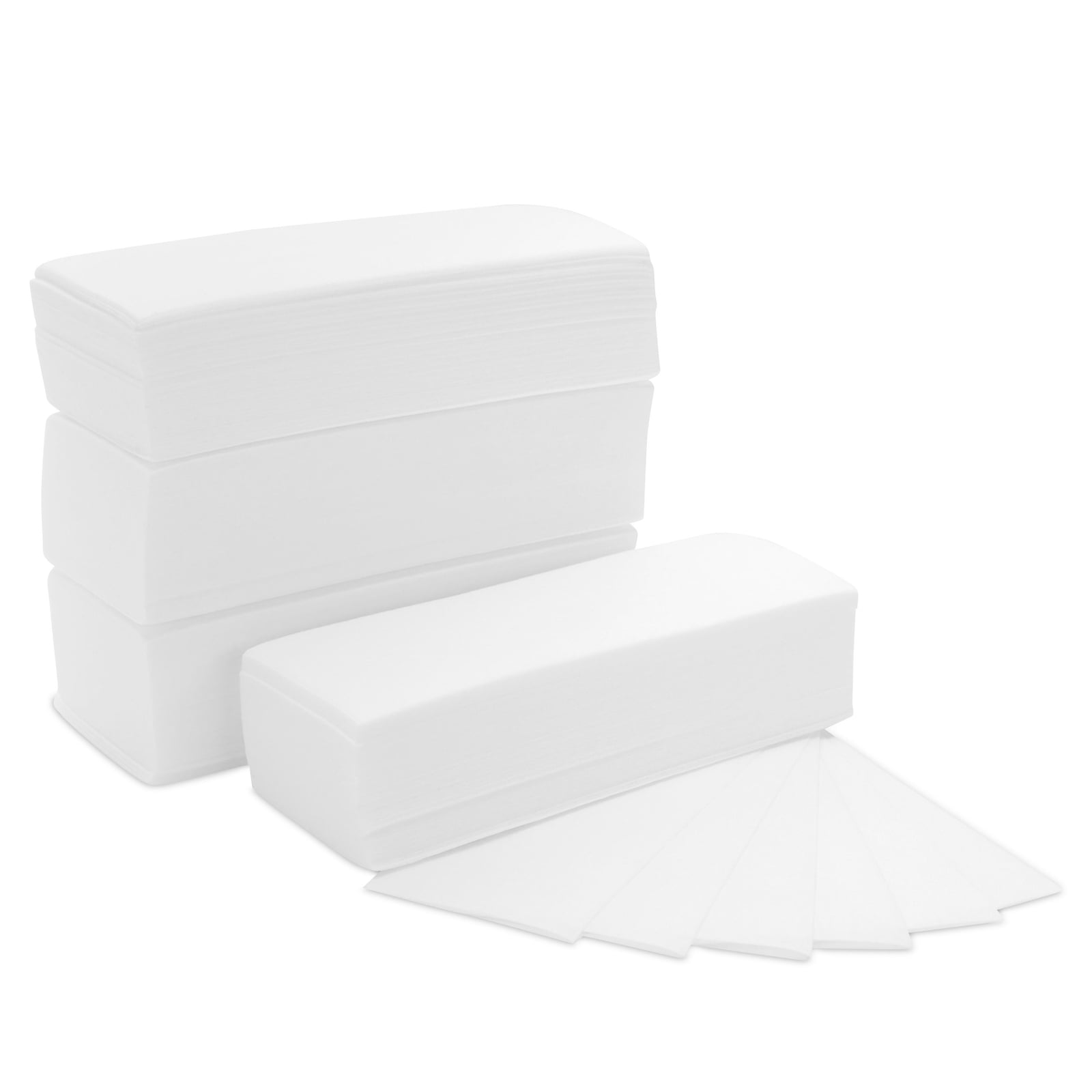 400 Sheets Facial Wax Strips for Face, Women Eyebrow Hair Removal Depilatory Paper for Body & Lip, Non Woven, 7.8 x 2.7 in