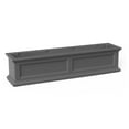 thumbnail image 2 of Pemberly Row 4ft Traditional Plastic Window Box in Graphite Gray, 2 of 6
