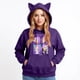 thumbnail image 4 of Dem on Hunting pop Huntrix Print Cat Ears Hoodie with De-mon Sweatshirt Movie Fashion Streetwear Long Sleeve Print Soft Sweatshirt L, 4 of 4