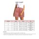 thumbnail image 5 of Pantalones cortos casuales para mujer, cintura elástica con cordón, 2 bolsillos delanteros grandes, pantalones cortos sueltos de verano con patrón liso, 5 of 6