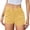 Khaki, variant on Multi-Pocket Women's High Waist Stretchy Denim Shorts Button Fly Casual Spring Summer Jean Shorts with Cargo Pockets Perfect for Daily Wear
