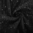 thumbnail image 5 of Womens Sparkly Sequin Tops Dressy Casual 3/4 Sleeve V Neck Shirts Holiday Glitter Shimmer Top Evening Night Glitter Party Outfits, 5 of 5