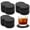 Round 60Pieces, variant on Slate Coaster Set Square and Round 24Pieces 4 Inch Diameter for Home Office Kitchen Bar