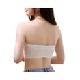 thumbnail image 4 of Qiylii Women Lingerie Strapless Front Buckle Lift Bra Wire-Free Anti-Slip Invisible Push Up Bandeau Bra, 4 of 7
