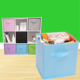 thumbnail image 4 of Purebryt Poubelle de Rangement Cube Pliable 6 Pièces, Bleu Ciel, 4 of 4