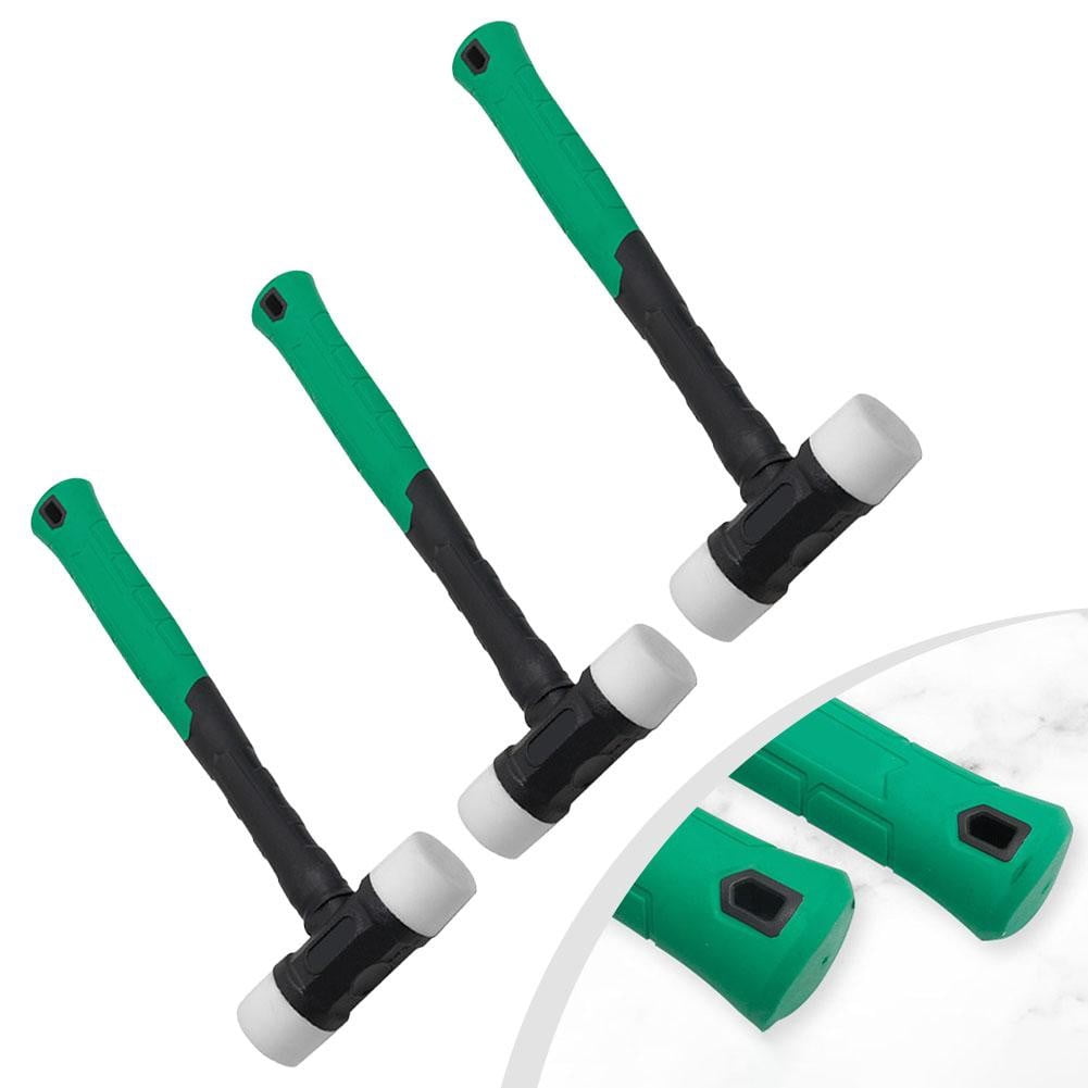 Non Elastic Rubber Hammer For Floor Tiles Installation Leveling With Nylon Head 32Mm 35Mm 38Mm Green Black White Home Improvement Tool 38Mm