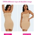 thumbnail image 4 of MANIFIQUE Strapless Shapewear Slip for Women Tummy Control Body Shaper Under Dress Seamless Lingerie with Removable Straps, 4 of 7