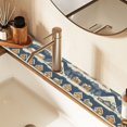 thumbnail image 2 of Yayeee Faucet Mat for Kitchen Sink 14.7" Diatomite Long Splash Guard Pad, Winter Village, 2 of 7