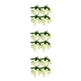 thumbnail image 1 of Yuarrent 4X Flores artificiales Ramo de toque real Tulipanes de boda falsos Centros de flores decorativas Arreglo para el hogar Leche Type1 NO1, 1 of 6