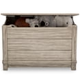 thumbnail image 4 of Delta Children Monterey Farmhouse Kids Bedroom Hope Chest Toy Box, Rustic White, 4 of 5