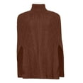 thumbnail image 4 of Yuzhih Women Cowl Neck Sweaters Side Split Hem Sleeveless Pullover Tops 2025 Fashion Solid Fall Sweaters Pullover, 4 of 6