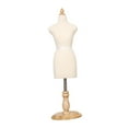 thumbnail image 3 of Xuanheng Female Dress Form Mini 1/4 XS Size Mannequin Body for Small Clothing Display No Line Marking, 3 of 8