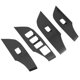thumbnail image 1 of Car Door Armrest Panel Window Switch Lift Buttons Covers Trim Stickers for 2019-2023 LHD, 1 of 5