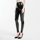 thumbnail image 3 of Pantalones de cuero de látex de cintura alta para mujer: leggings elásticos, sexys, cierre con cremallera, poliéster, para todas las estaciones, 3 of 7