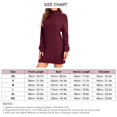 thumbnail image 4 of Vestido suéter de cuello alto para mujer NikouMX XS, 4 of 6