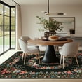 thumbnail image 6 of ZENELESS Area Rugs for Living Room,5x7ft Machine Washable Non Slip Modern Rugs for Home decor Living Room Dining Room Bedroom Den Nursery Black, 6 of 10