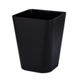 thumbnail image 2 of Wastebasket Trash Can Garbage For Bathroom Kitchen Countertop Large Plain Trash Can Without Lid/ Large Solid Color Lidless Trash Can Black A, 2 of 5