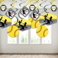 thumbnail image 3 of Big Dot of Happiness Grand Slam - Fastpitch Softball - Birthday Party or Baby Shower Hanging Decor - Party Decoration Swirls - Set of 40, 3 of 8