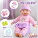 thumbnail image 5 of Juego de Cochecito para Muñeca Bebé YIYBM con Muñeca de 12.5" y 17 Accesorios, 5 of 6