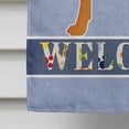 thumbnail image 4 of Carolines Treasures CK3664CHF Manchester Terrier Welcome Flag Canvas House Size, 4 of 4