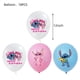 thumbnail image 5 of Decoración para fiesta de cumpleaños con ángel de punto interestelar de Disney en color rosa, bandera para tirar de globos, juego de espirales para insertar banderas en tartas, 5 of 5