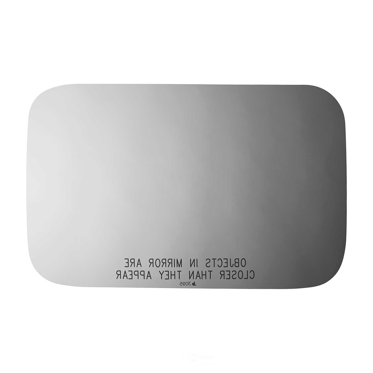 Burco Side View Mirror Replacement Glass - Clear Glass - 3095