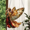 thumbnail image 2 of RyanK Christmas Angel Pendant Acrylic Window Decoration Balcony Garden Hanging Pendant Home Decoration, 2 of 6