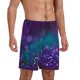 thumbnail image 2 of Fotbe Purple and Green Glitter Pantalones Cortos de Pijama para Hombre, Ropa de Dormir, Pantalones de Pijama Cortos para Hombre-X-Large, 2 of 6