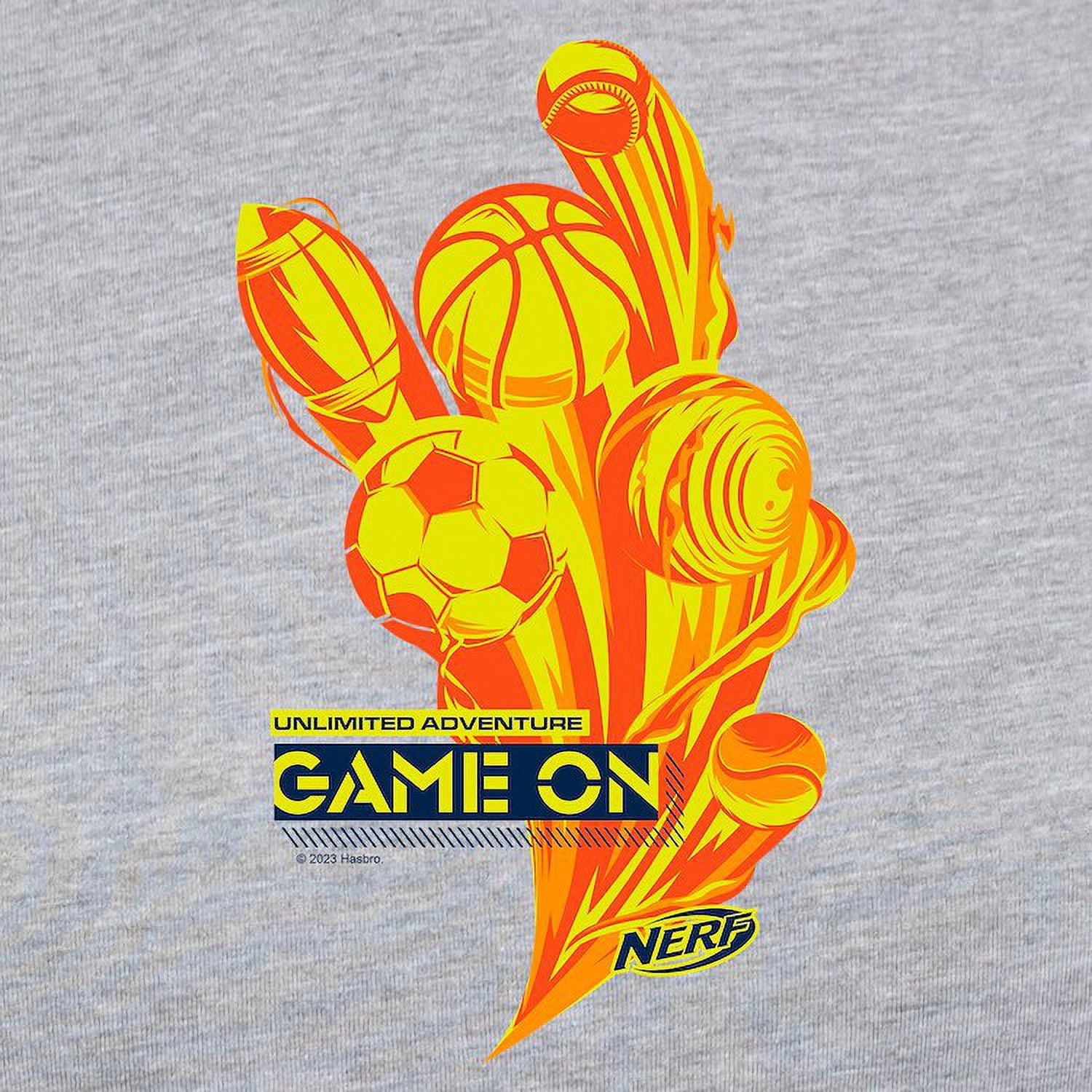CafePress - Nerf Game On Sports Long Sleeve T Shirt - Womens Baseball Tee