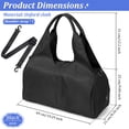 thumbnail image 2 of Threns Yoga Mat Bag Tote, Portable Yoga Gym Bags for Women Men with Waterproof Wet Pocket and Adjustable Strap, Quick Access Storage Yoga Mat Bag Carrier, 2 of 11