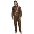 thumbnail image 1 of Star Wars Chewbacca with Lights Men's Union Suit, X-Large, 1 of 2