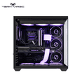 thumbnail image 3 of YEAH MAGIC Sword V Gaming PC Case,Seamless Tempered Glass Front & Side Panels, 360mm Radiator Support, Mid-Tower ATX PC Case, 3 of 7