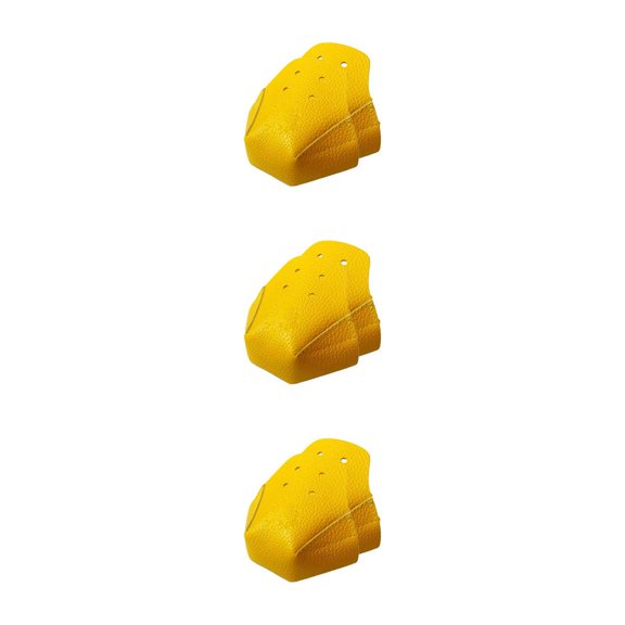 Yuarrent 1 par de protectores para los dedos de los pies, cuero PU con 4 agujeros, protectores universales para los dedos de los pies de los Type1 NO1