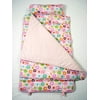 SoHo Extra Roomy Nap Mat for Toddlers, Flowers Bloom, With Pillow and Carrying Strap for Preschool or Daycare
