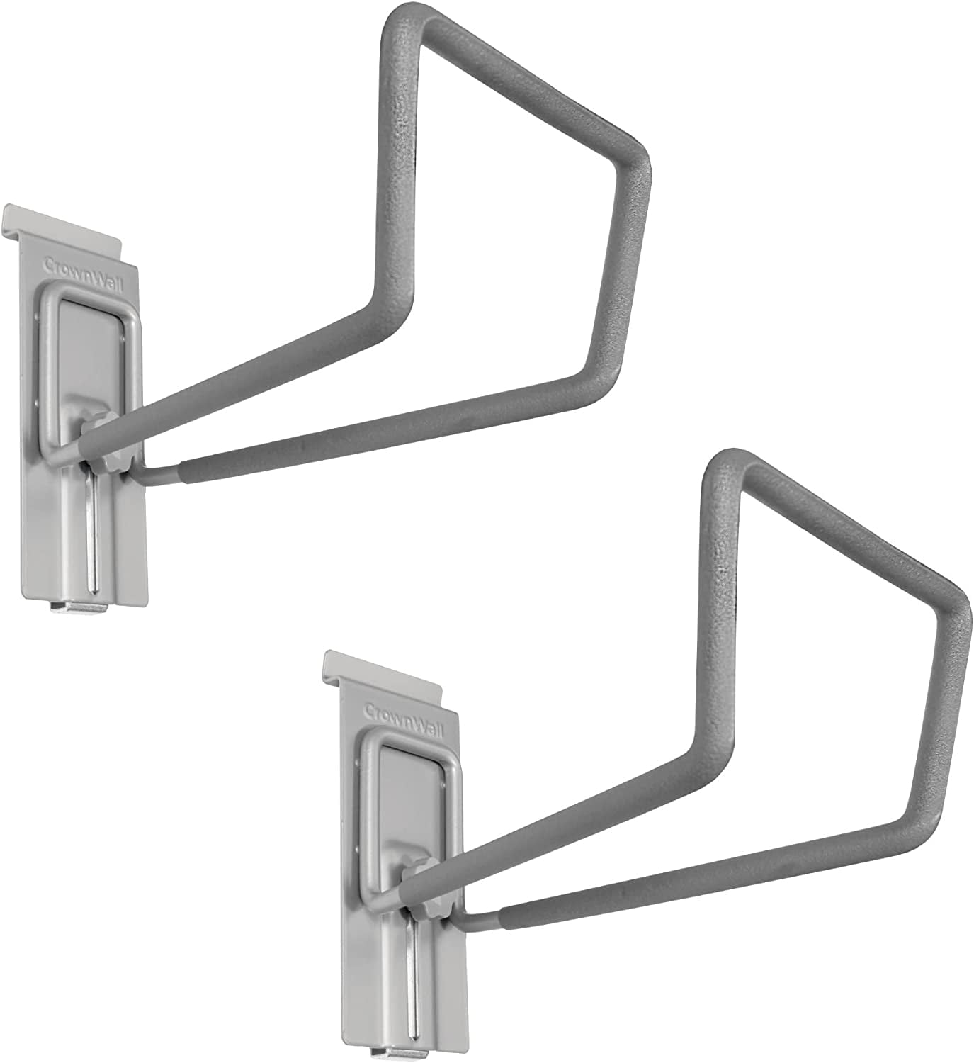 CrownWall Slat Wall Storage Organizer, Heavy Duty Steel Locking Loop