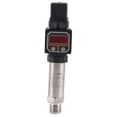 thumbnail image 1 of Digital Display Pressure Transmitter, 24VDC 0-0.6Mpa Pressures Transducer Sender Stainless Steel + PVC Engineering Plastic  For Industry, 1 of 8