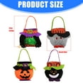 thumbnail image 3 of Halloween Partys Favor Bag Vampires Black Cats Design Fabric Candy Collector For Trick Or Treats Event, 3 of 8