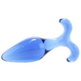 thumbnail image 3 of Bouchon Anal Chrystalino Expert en Verre Bleu, 3 of 6