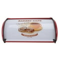 thumbnail image 2 of Metal Bread Box 1Pc Metal Dustproof Bread Box Household Storage Bin Practical Food Container, 2 of 10