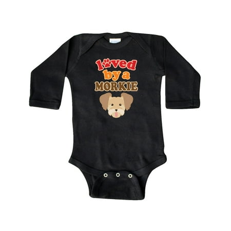 

Inktastic Morkie Dog Gift Gift Baby Girl Long Sleeve Bodysuit