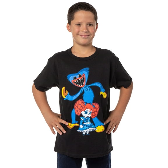 Poppy Playtime Boys' Poppy and Wuggy Character Graphic T-Shirt
