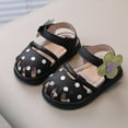 thumbnail image 2 of Otqutp Kids Open Toe Sandals Toddler Baby Girls Shoes Breathable Shoe Dew Toe Shoe Bag Head Sandals Girl Sandals Baby Soft Shoe Covers Sandals for 0 To 2 Years, 2 of 5