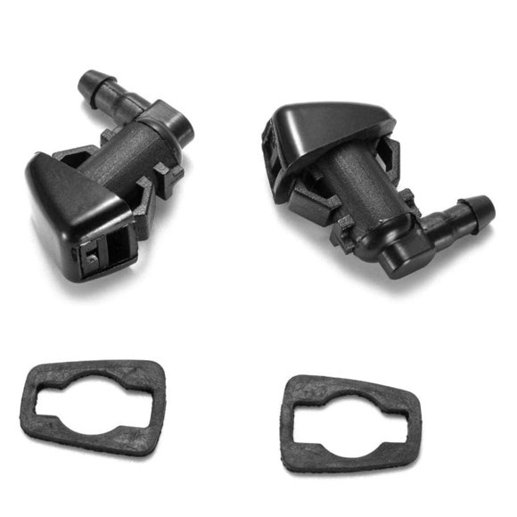 Cheriezing 55157319AA 2 Pcs Buses de Lave-Glace avant Kit de Pulvérisation à Trou Unique Compatible avec Nitro 2007-2012, Commander 2006-2010, Liberty 2008-2013