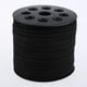 thumbnail image 5 of Cordón de cuero sintético de gamuza para collar y pulsera, ideal para hacer joyas, 9 metros Negro, 5 of 5