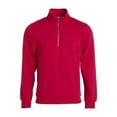 thumbnail image 1 of Clique  Adult Basic Half Zip Sweatshirt, 1 of 4