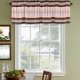 thumbnail image 3 of 2 Pack Farmhouse Boho Valances for Windows Bedroom Living Room Window Treatments, Retro Ethnic Traditional Patterned Rod Pocket Valance Drapes Short Kitchen Curtains Over Sink 42"x12", 3 of 8