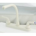 thumbnail image 3 of Empire Brass Faucet U-YBB800RSB Ultra Line; Used For Kitchen; Single Piece 8 Inch Deck-Mount; High-Rise Spout; 2 Teapot Handle; Biscuit/Plastic, 3 of 4